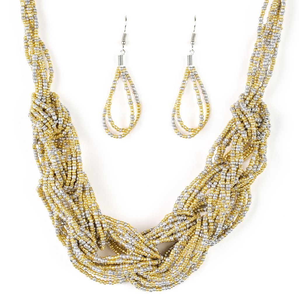 City Catwalk Gold Necklace Set 375